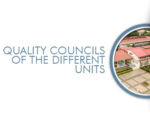 QUALITY COUNCILS OF THE DIFFERENT UNITS